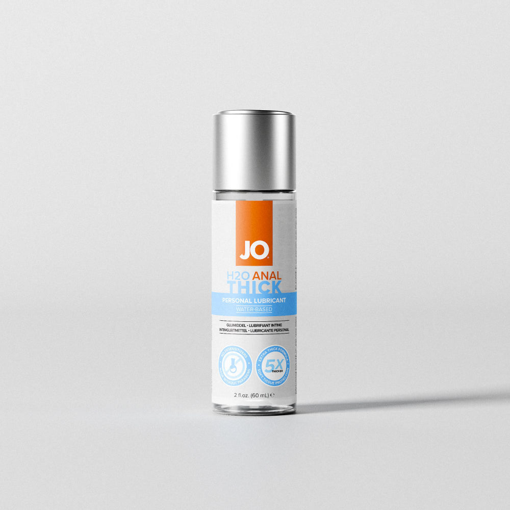 JO H2O Anal Thick Lube - 60 mL - Thick Water Based Anal Lubricant - 60 ml Bottle