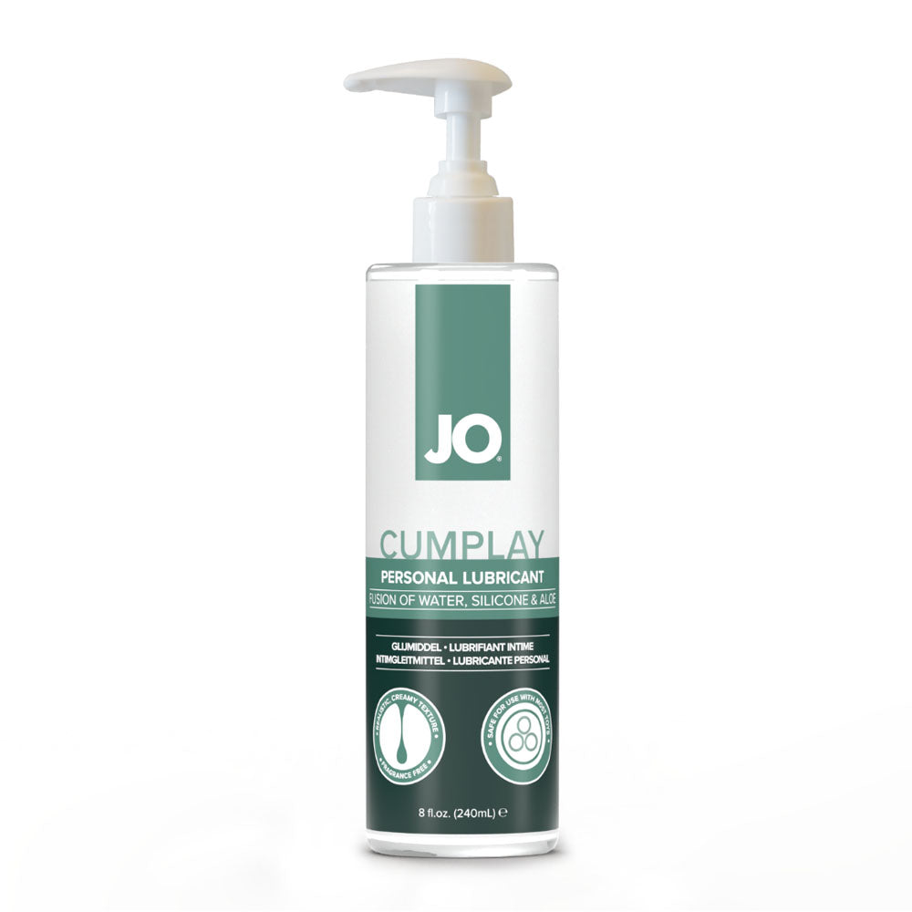JO Cumplay Lube - 240 mL - Cum Style Lubricant - 240 ml Pump Bottle