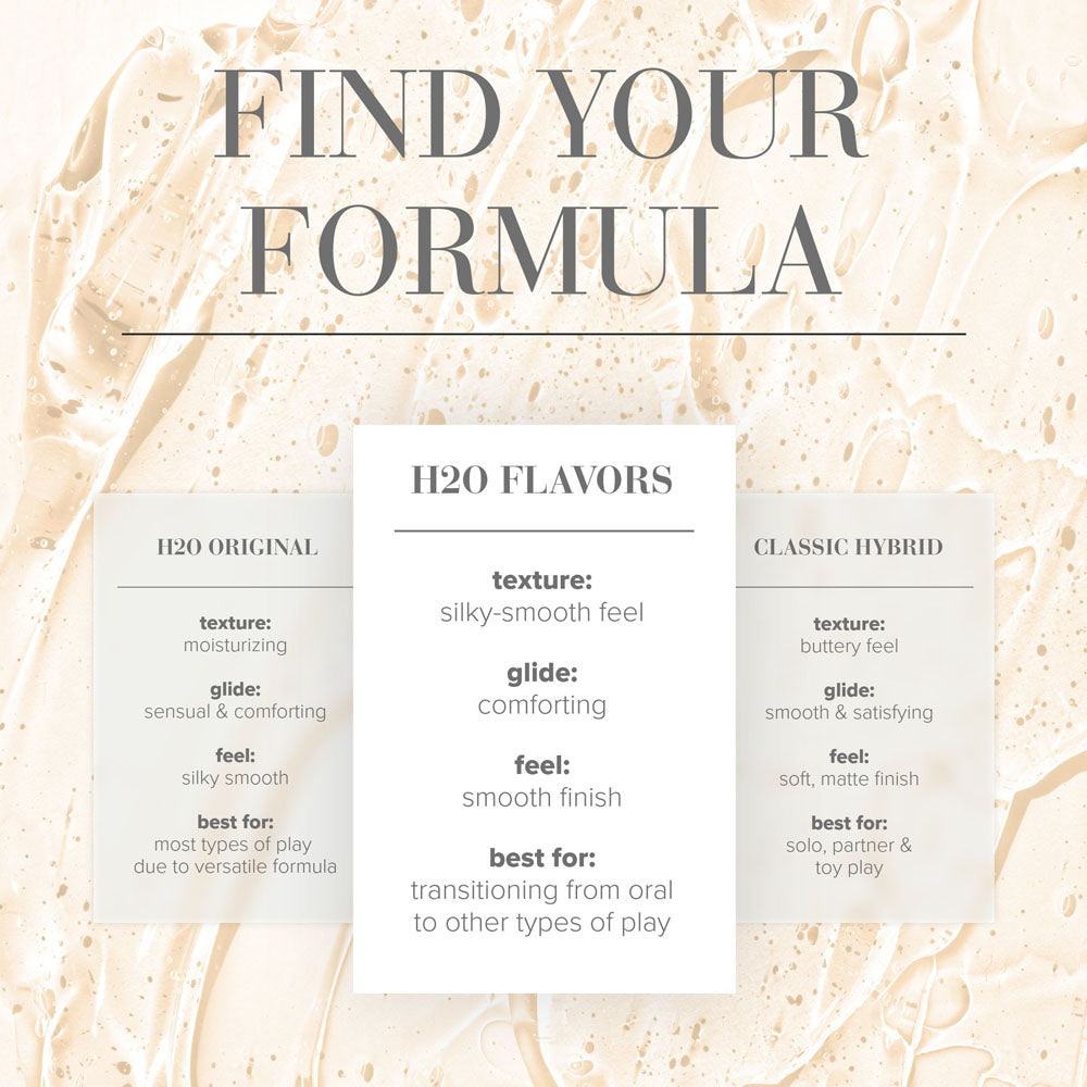 JO H2O Vanilla Cream Lube - 120 mL - Vanilla Flavoured Water Based Lubricant - 120 ml Bottle
