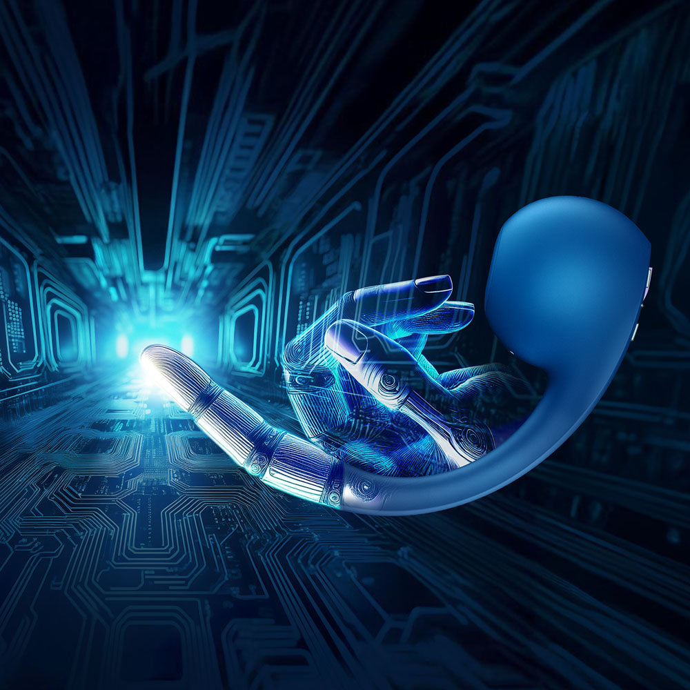 Satisfyer Pro+ Wave 4 - Blue USB Rechargeable Vibrator with Air Pulse Stimulation and App Control