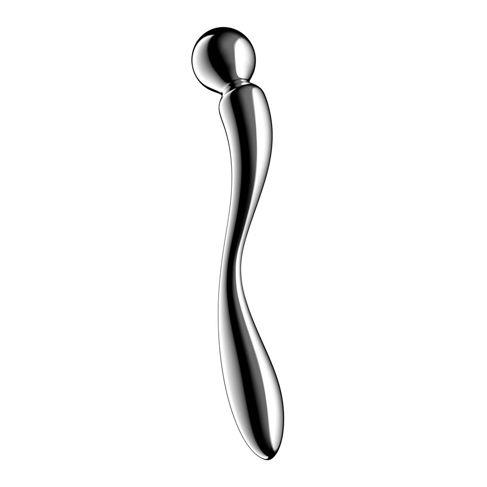 Satisfyer Star Force 2 - Chrome Steel 22 cm Dildo