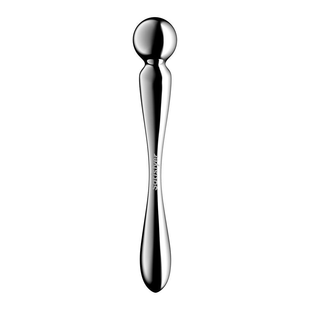 Satisfyer Star Force 2 - Chrome Steel 22 cm Dildo