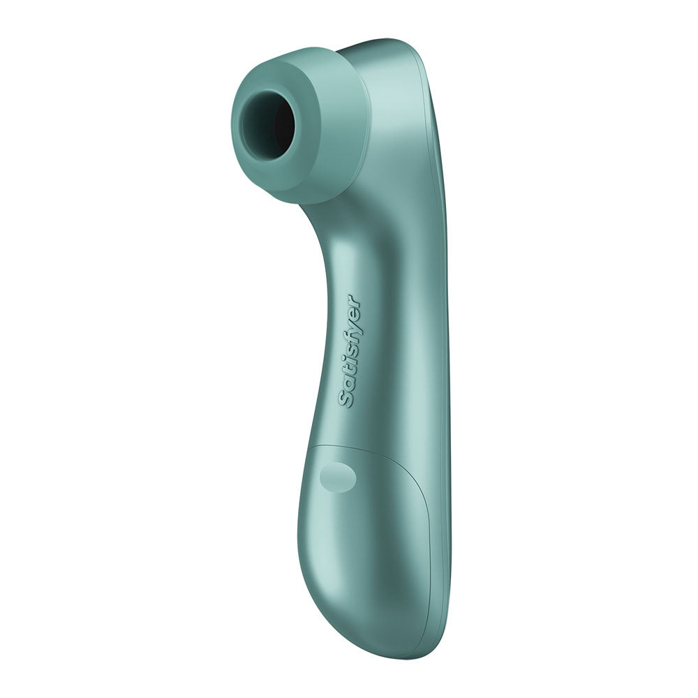 Satisfyer Pro 2+ Battery Series - Mint Green Air Pulse Clitoral Stimulator with Vibration