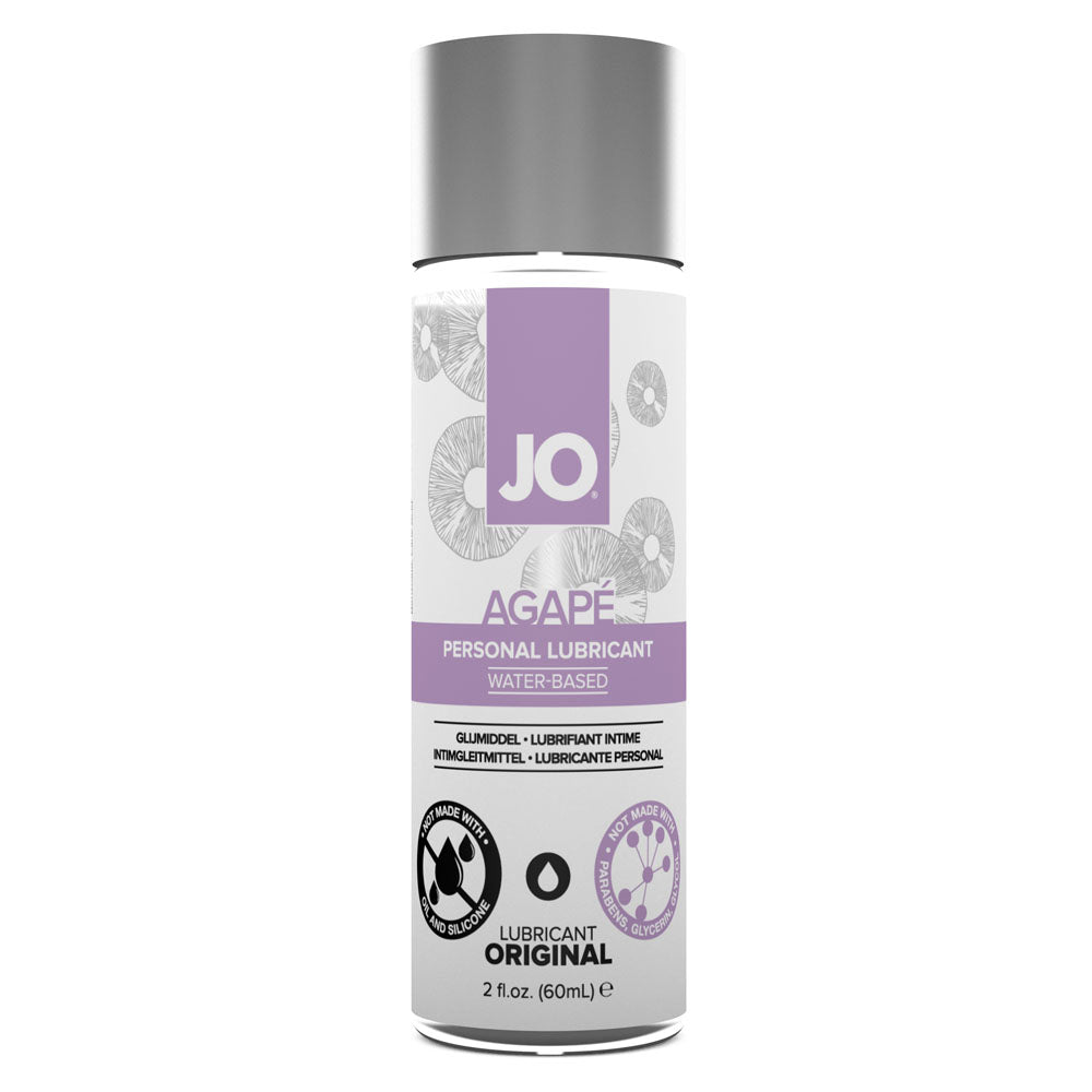 JO Agape Original Lube - 60 mL - Water Based Lubricant for Sensitive Skin - 60 ml Bottle