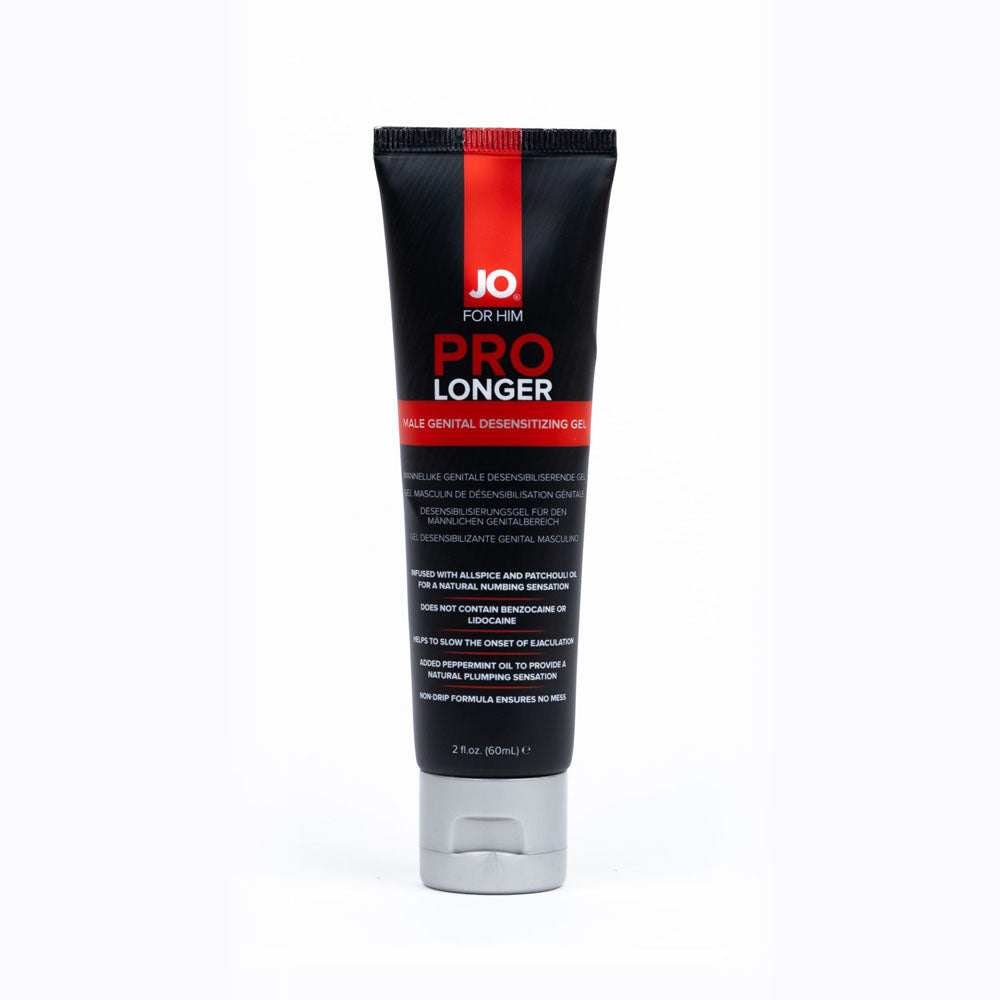 JO Prolonger Gel - 60 mL - Penis Desensitising Gel - 60 ml Tube
