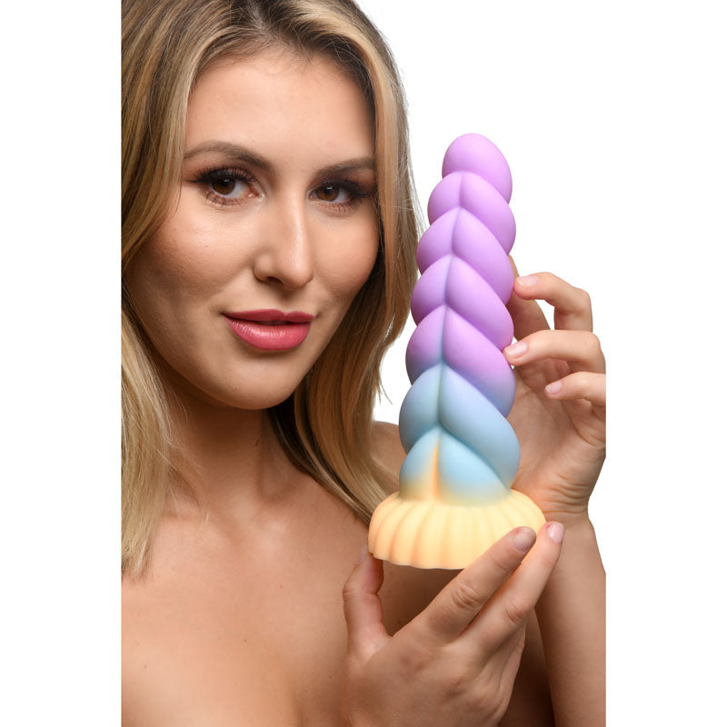 Creature Cocks Mystique Silicone Unicorn Dildo - Coloured 21 cm Fantasy Dildo
