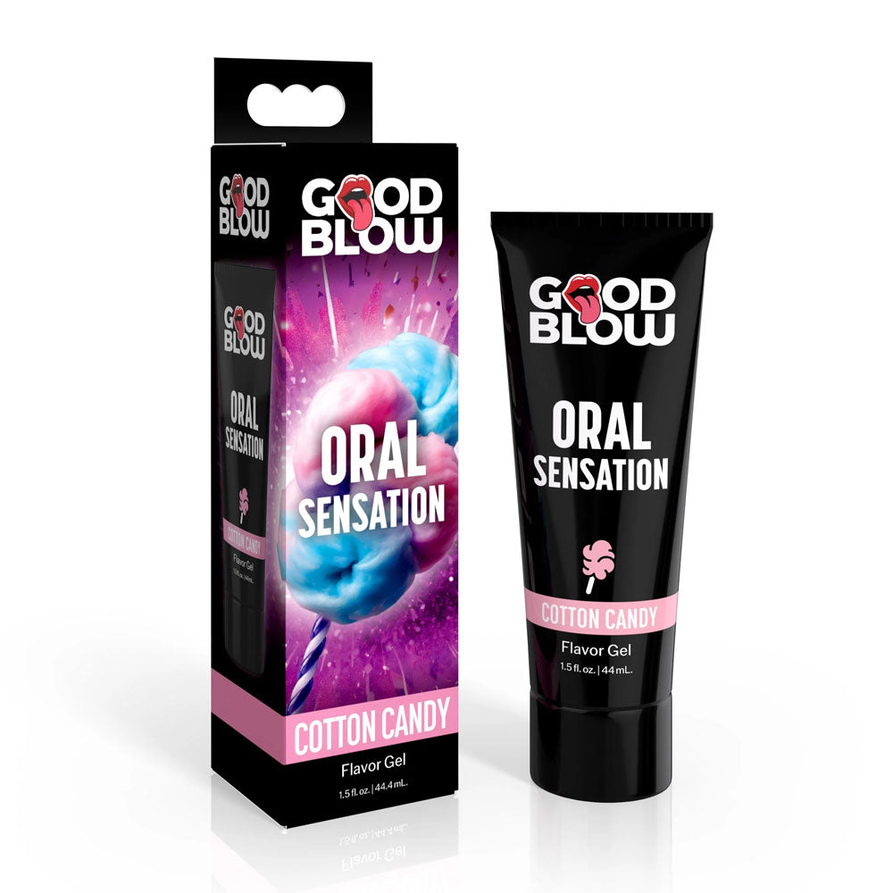 Good Blow Oral Sensation Gel - Cotton Candy - Cotton Candy Flavoured Oral Sex Gel - 44 ml Tube