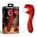Creature Cocks Cobra - Red 18.5 cm USB Rechargeable Fantasy Vibrator with Plasma Ball