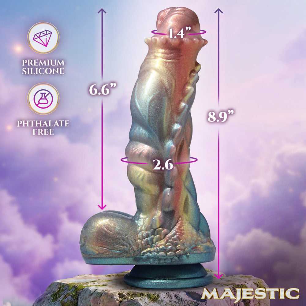 Majestic Seraphina - Opal 22.6 cm Dragon Fantasy Dildo