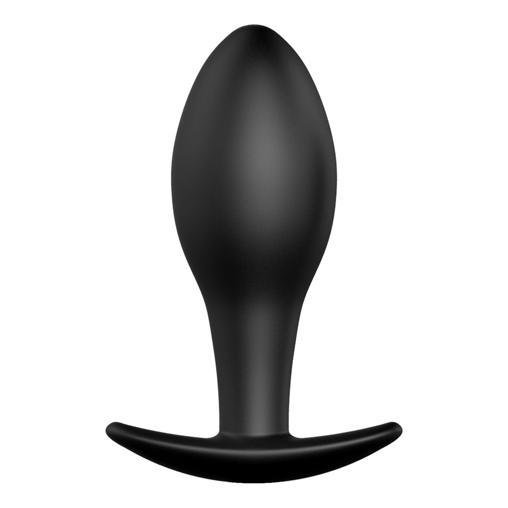 Party Up JEFF Silicone Plug - Black 8.5 cm Butt Plug