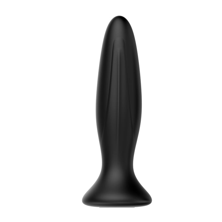 MR PLAY Vibrating Anal Plug - Black 12.8 cm USB Rechargeable Vibrating Butt Plug