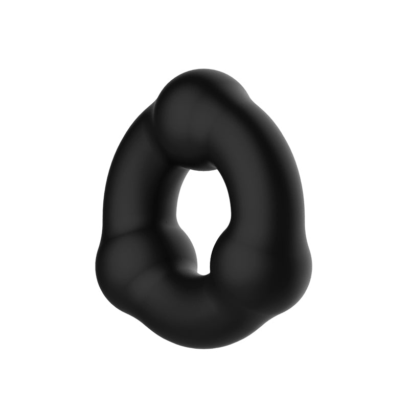CRAZY BULL Beaded Cock Ring - Black Cock Ring