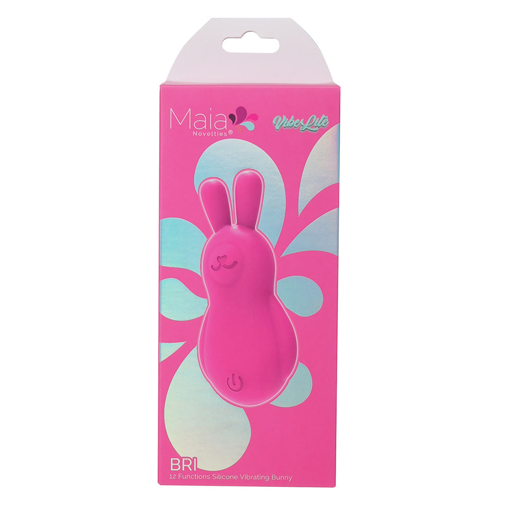 Maia BRI - Pink - Pink 9 cm USB Rechargeable Vibrating Bunny Bullet