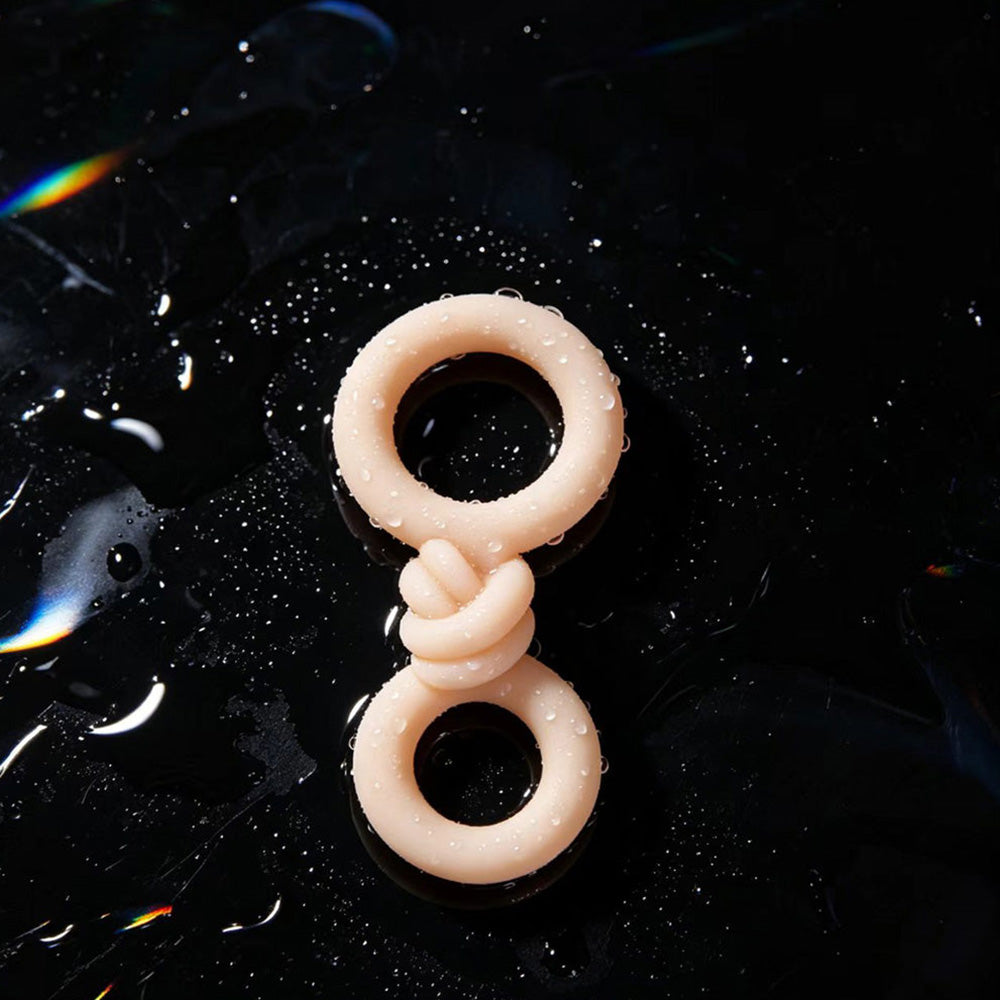 Maia COOPER - Vanilla - Flesh Cock & Balls Rings