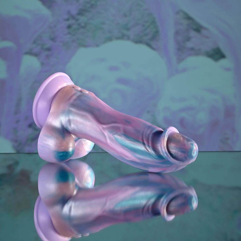 Evolved MYTHICAL - Multicoloured 22.6 cm USB Rechargeable Vibrating Fantasy Dildo with Remote