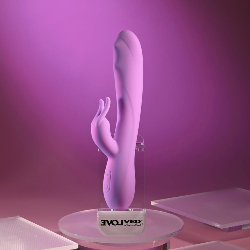 Evolved BEAD THE WAY - Pink 23.2 cm USB Rechargeable Rabbit Vibrator