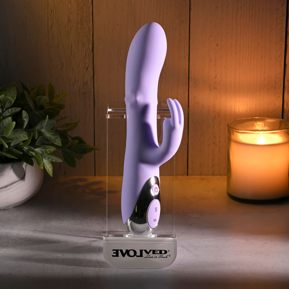 Evolved SPINDERELLA - Purple USB Rechargeable Rabbit Vibrator