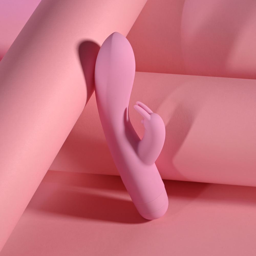 Evolved CUSHY BUNNY - Pink 19.1 cm USB Rechargeable Rabbit Vibrator