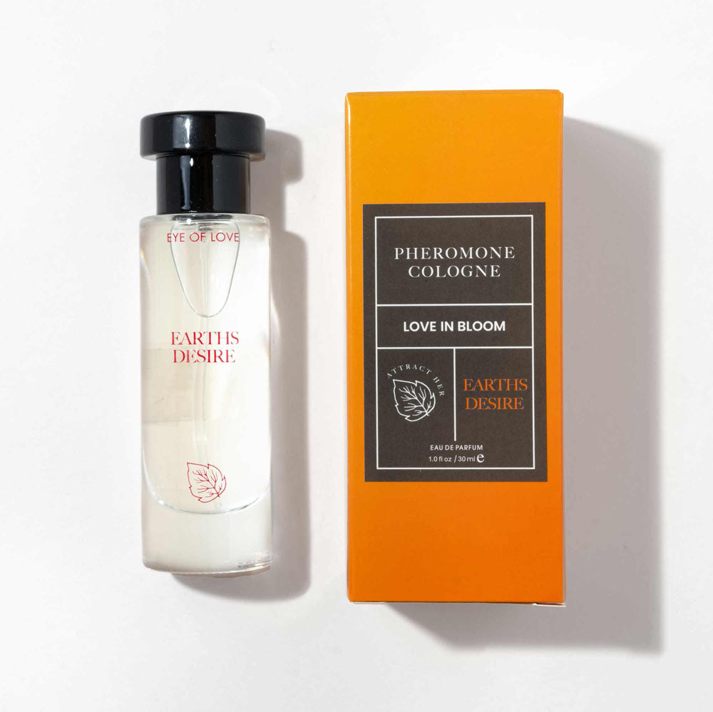 Eye Of Love Love In Bloom Earths Desire Pheromone Cologne - 30ml - Cypress & Bergamot Scented Pheromone Cologne for Men to attract Women - 30 ml Spray