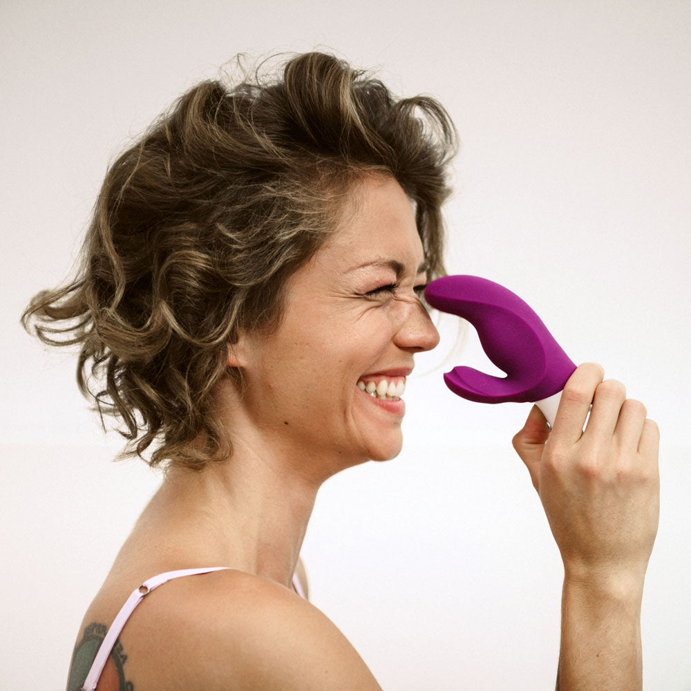 Fun Factory MISS BI grape - Grape 17 cm USB Rechargeable Rabbit Vibrator