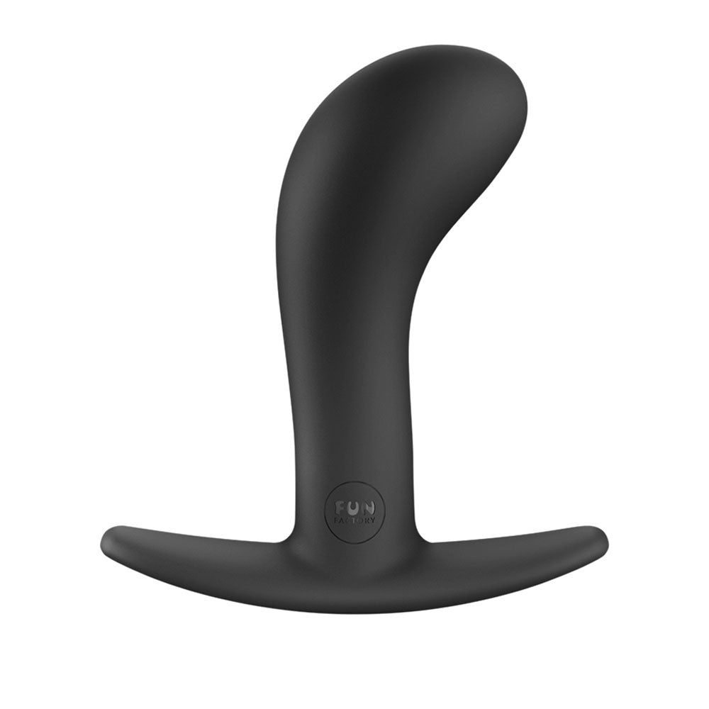 Fun Factory BOOTIE L Black - Black 10.9 cm Large Anal Plug