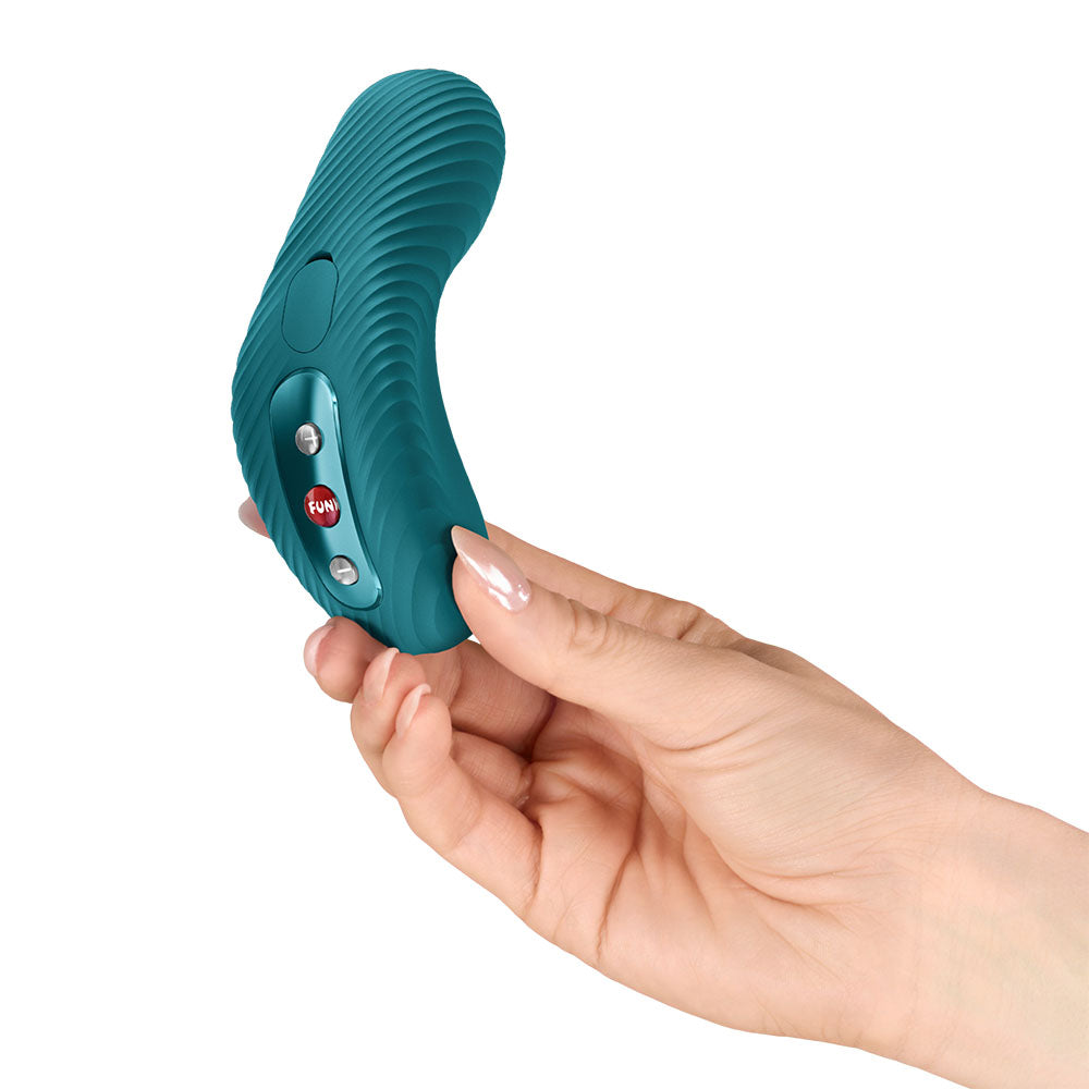 Fun Factory LAYA III Bottle Green - Bottle Green USB-C Rechargeable Stimulator