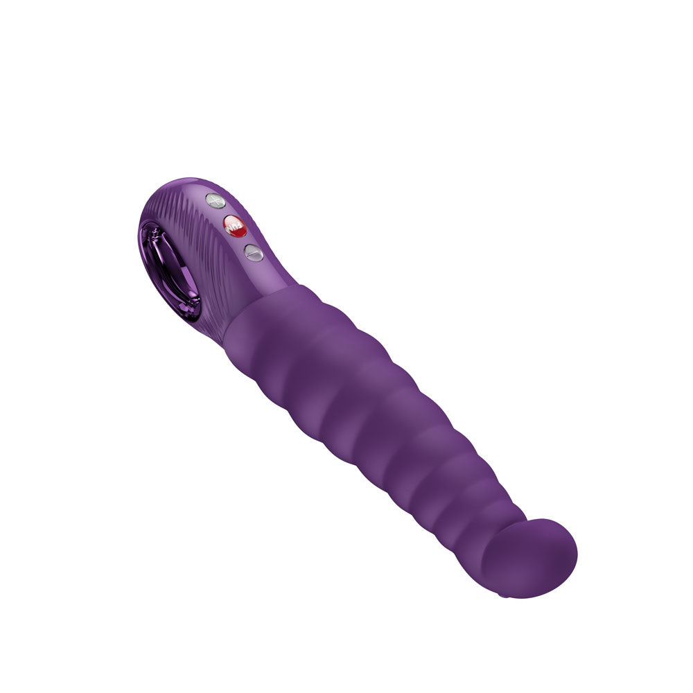 Fun Factory PATCHY PAUL Dark Violet - Dark Violet 23 cm USB-C Rechargeable Vibrator