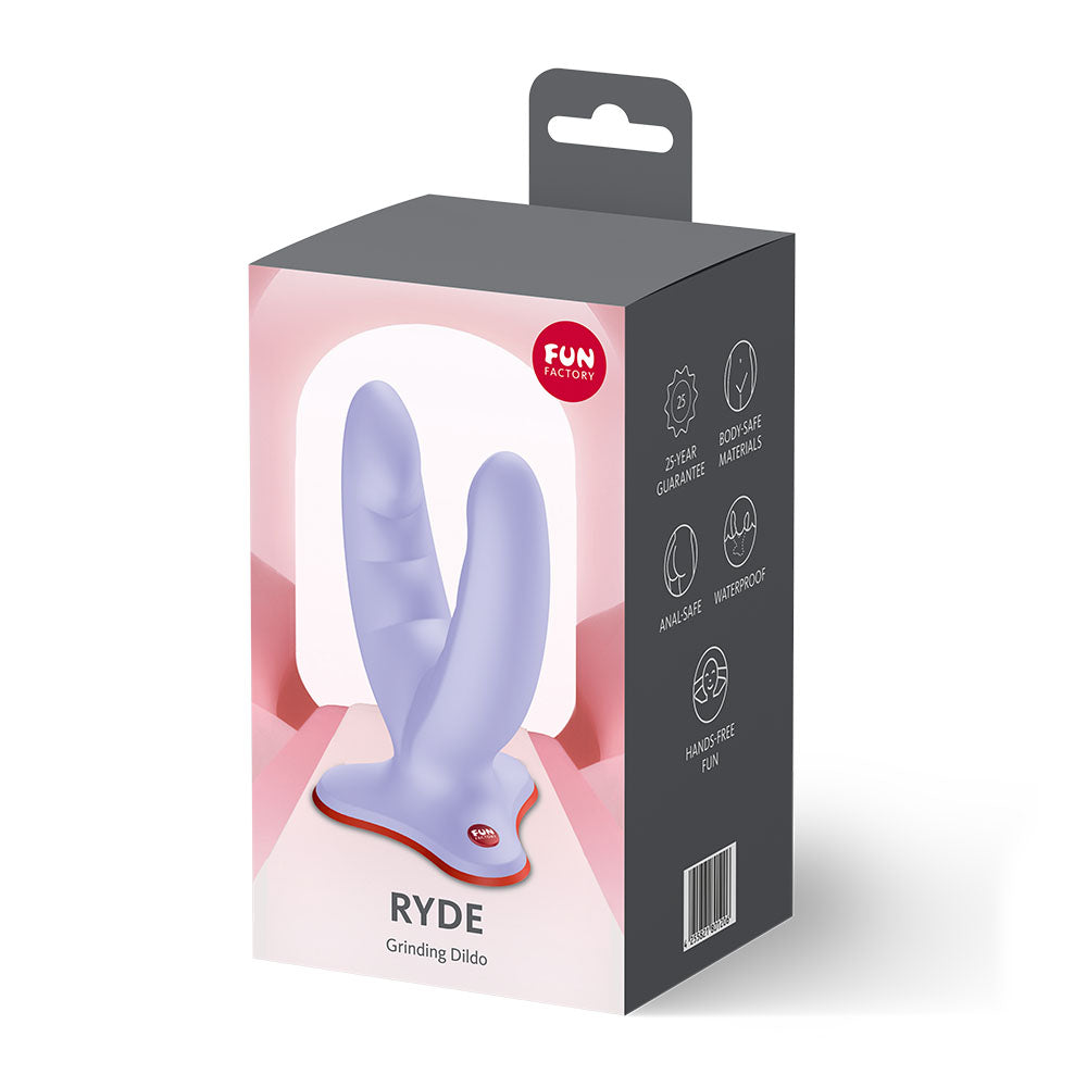 Fun Factory RYDE Purple - Purple Grinding Dildo
