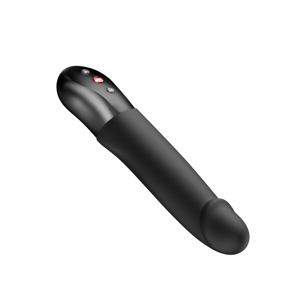 Fun Factory STRONIC REAL Black - Black USB Rechargeable Thrusting Vibrator