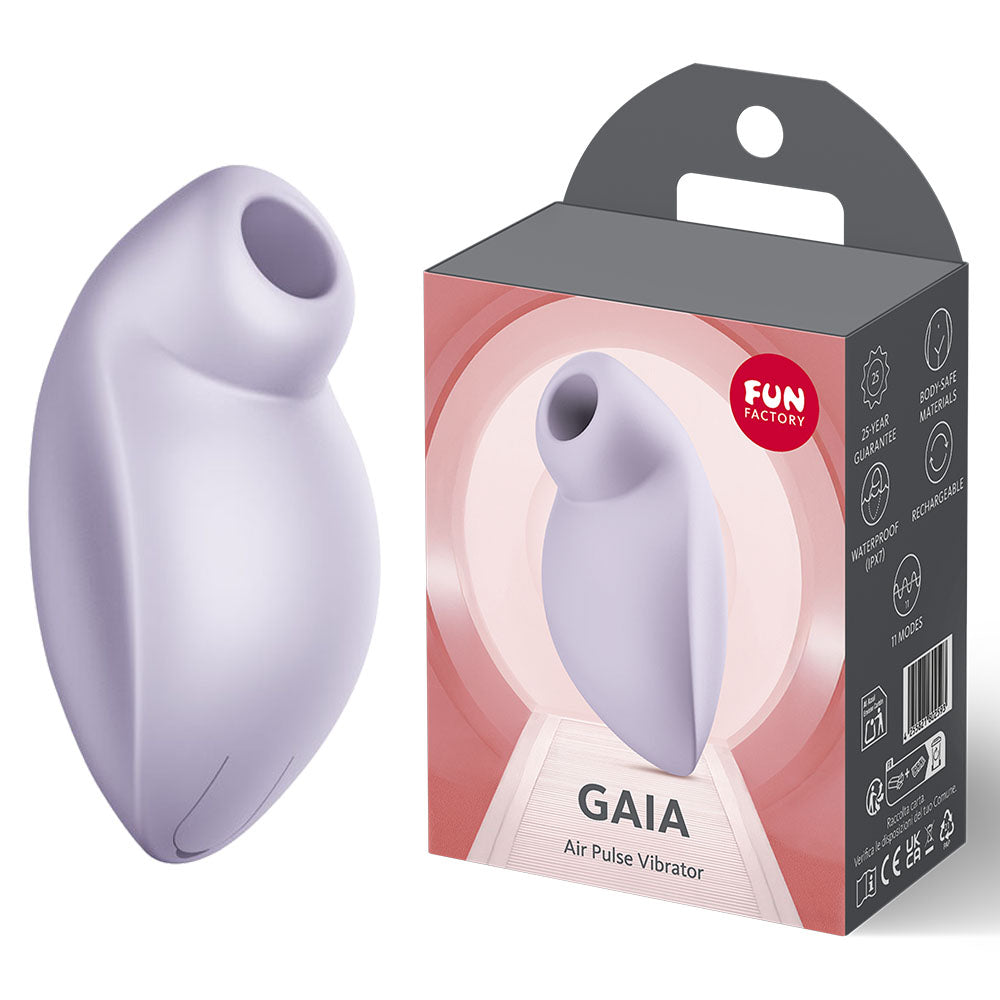 Fun Factory GAIA Purple - Purple USB Rechargeable Air Pulse Stimulator
