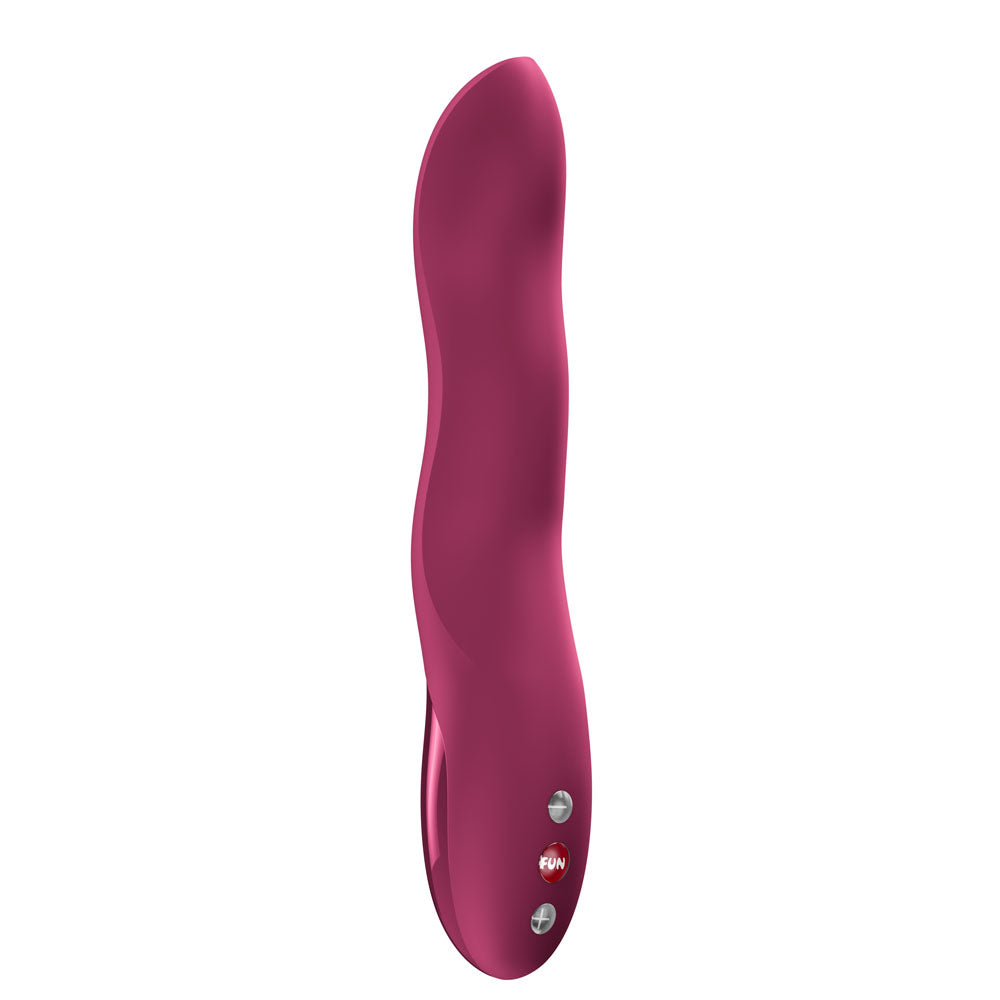 Fun Factory STRONIC WAVE Wine Red - Wine Red USB-C Rechargeable Thrusting Vibrator