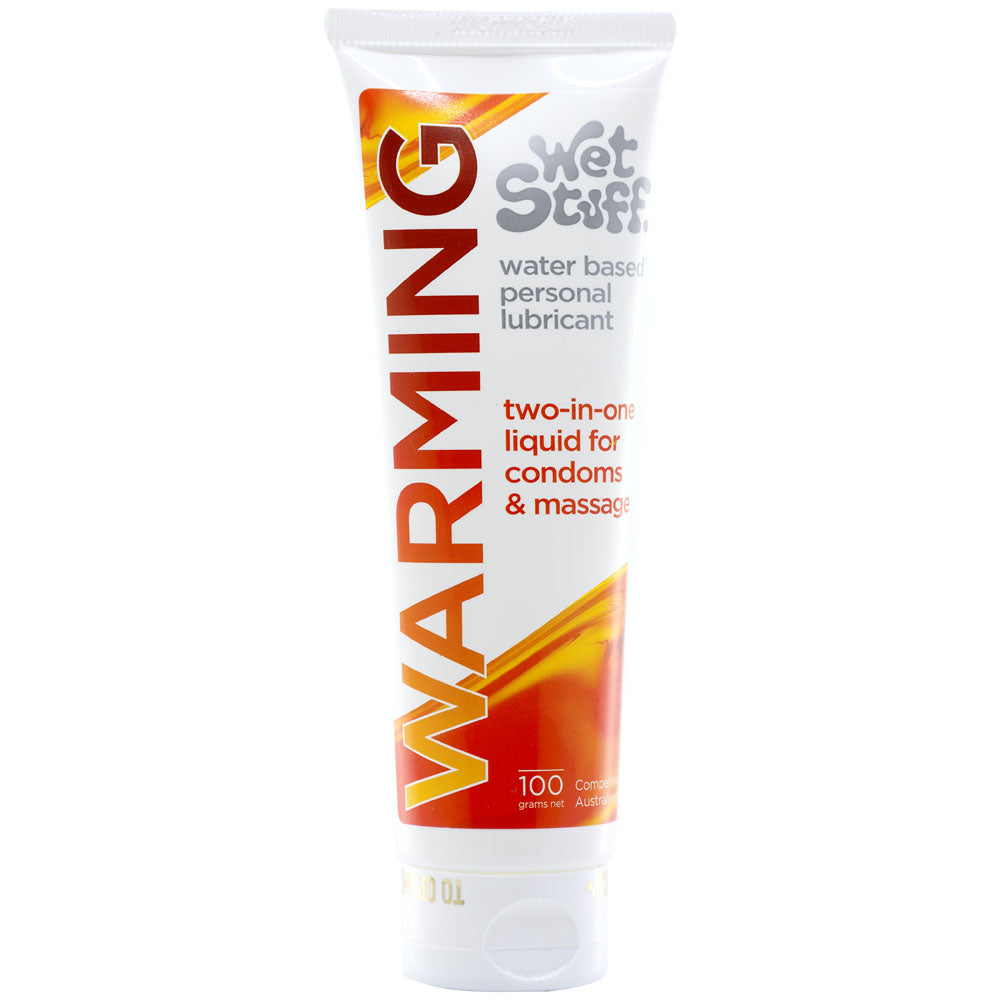 Wet Stuff Warming - 100g Tube - Warming Water Based Lubricant - 100 gram Tube