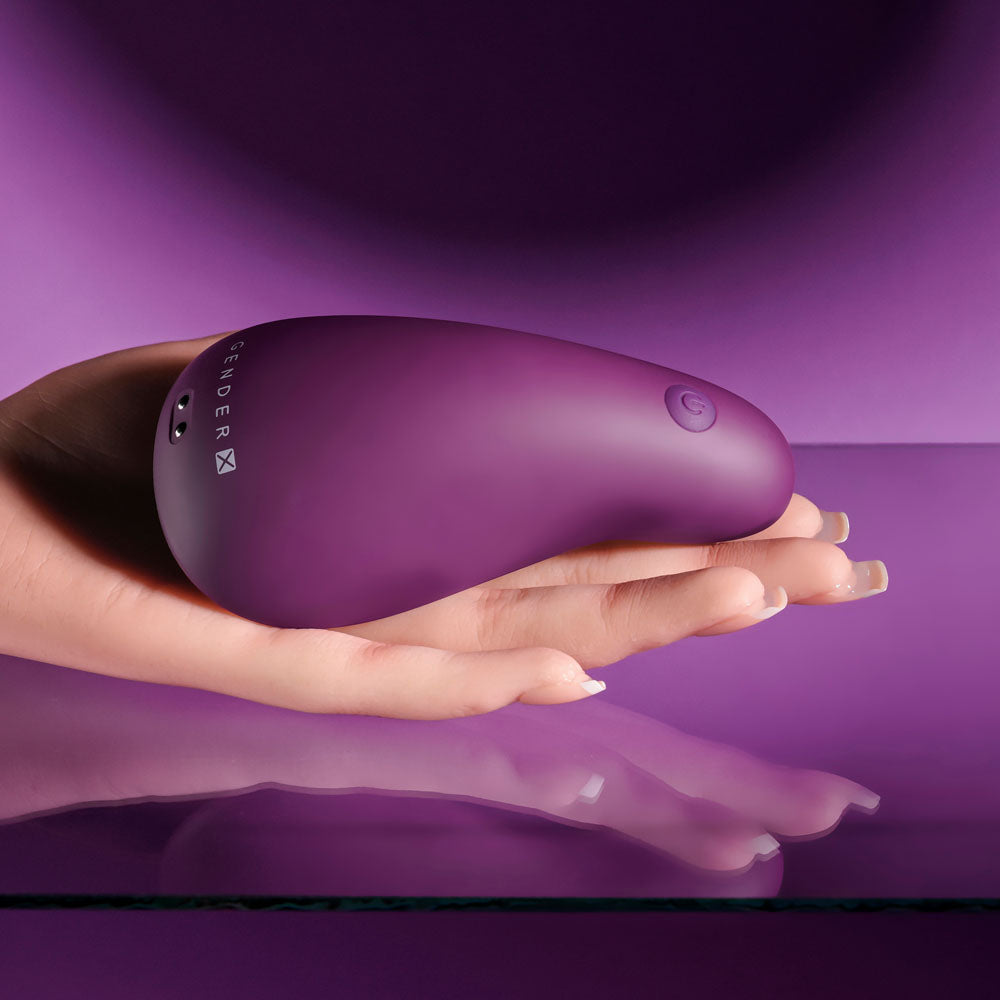 Gender X BJ BUDDY - Purple USB Rechargeable Vibrating Unisex Stimulator