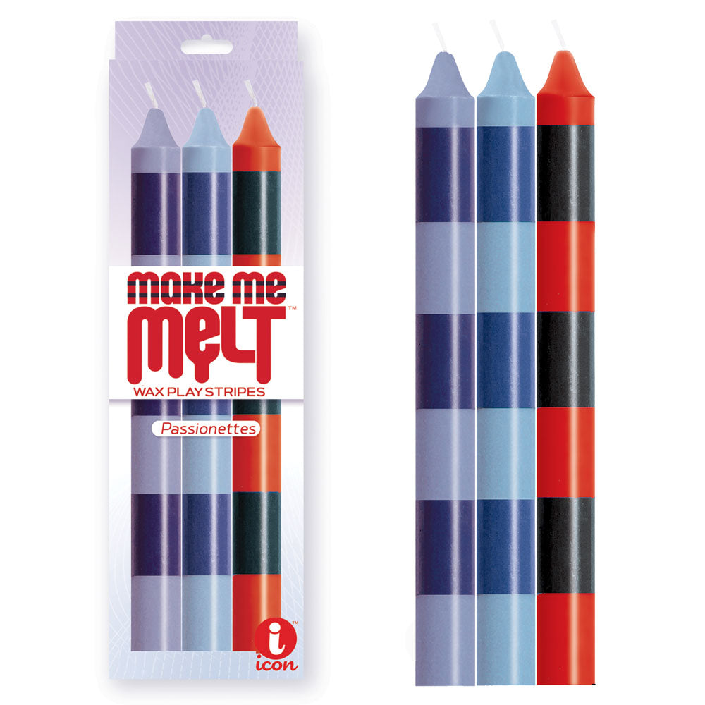 The 9's Make Me Melt Drip Candle 3-Pk