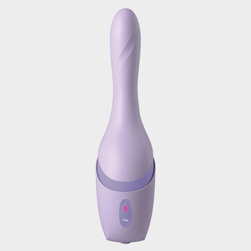 JimmyJane Hello Bang - Purple 27 cm USB Rechargeable Warming & Thrusting Vibrator
