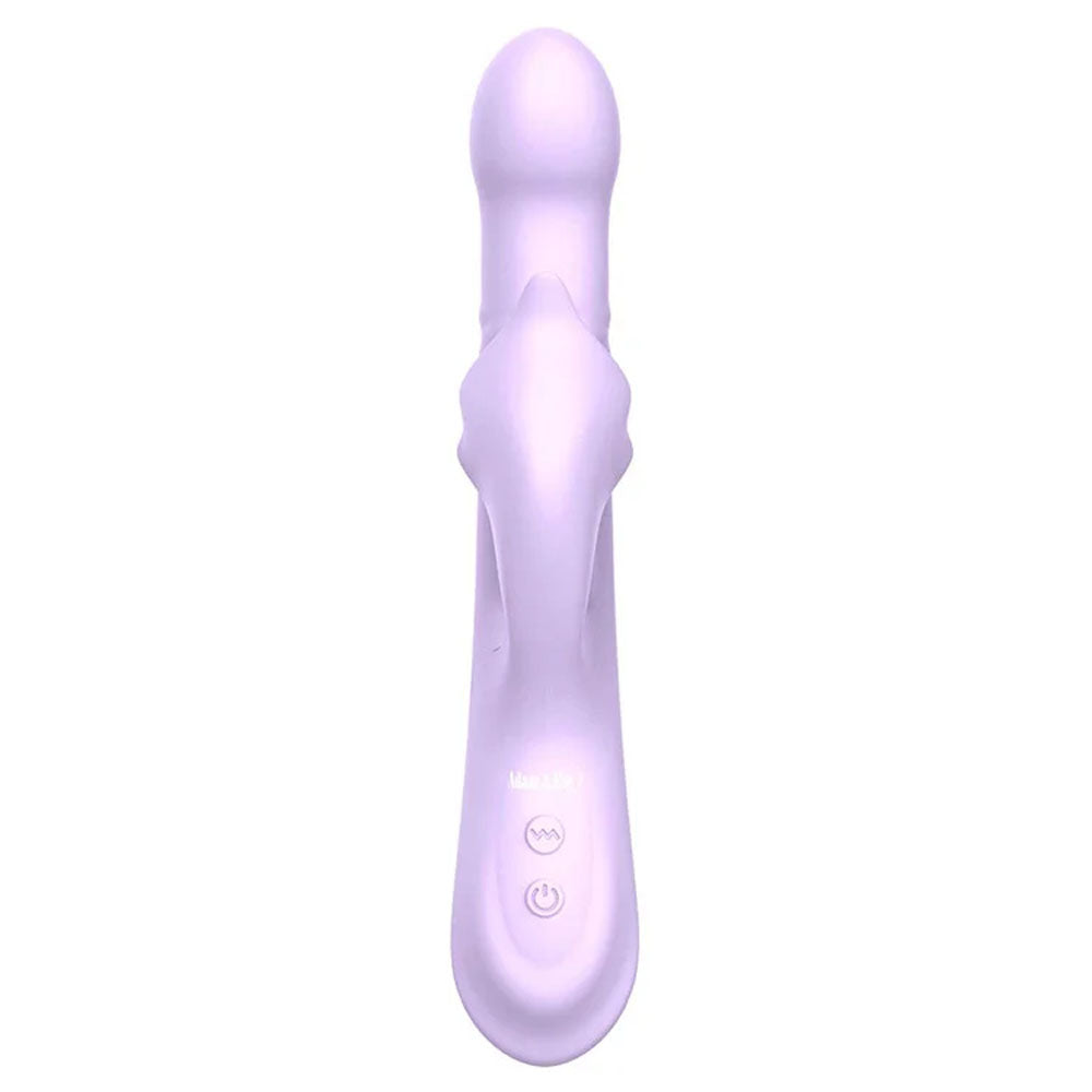 Adam & Eve EVES THROBBER - Lilac 25.4 cm USB Rechargeable Pulsating Rabbit Vibrator