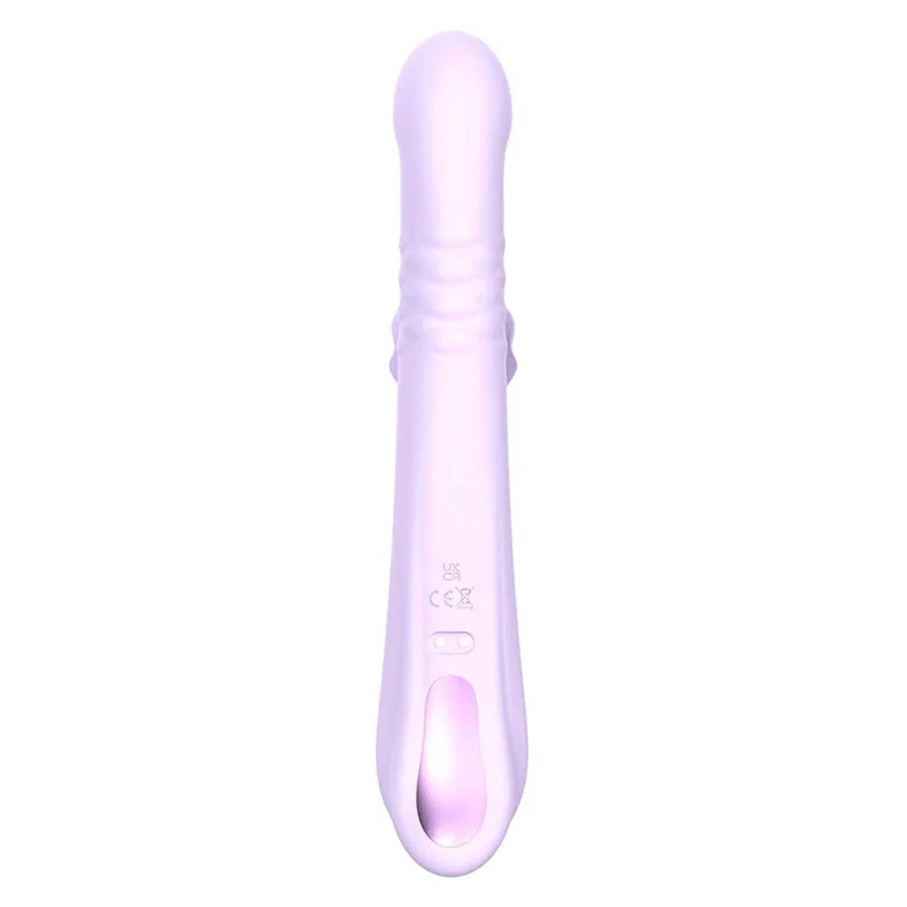 Adam & Eve EVES THROBBER - Lilac 25.4 cm USB Rechargeable Pulsating Rabbit Vibrator