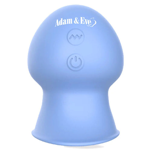 Adam & Eve EVES PLEASURE DOME - Blue - Blue USB Rechargeable Spinning & Vibrating Stimulator