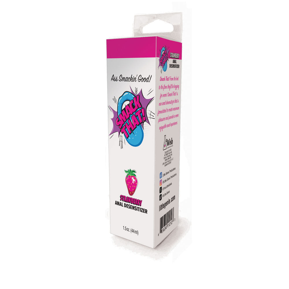 Smack That! Anal Desensitiser - Strawberry - Strawberry Flavoured Anal Desensitiser - 44 ml Tube