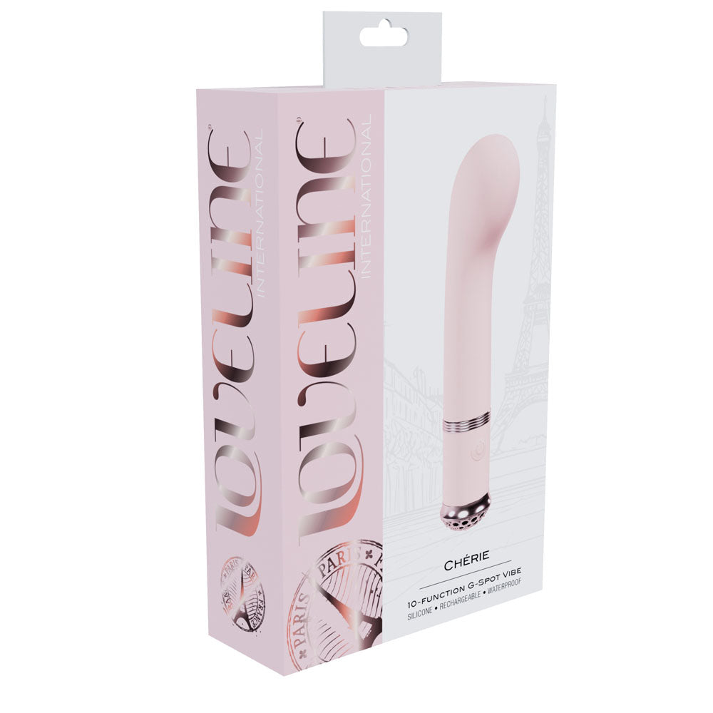 LOVELINE Cherie - Pink - Pink 14 cm USB Rechargeable Vibrator