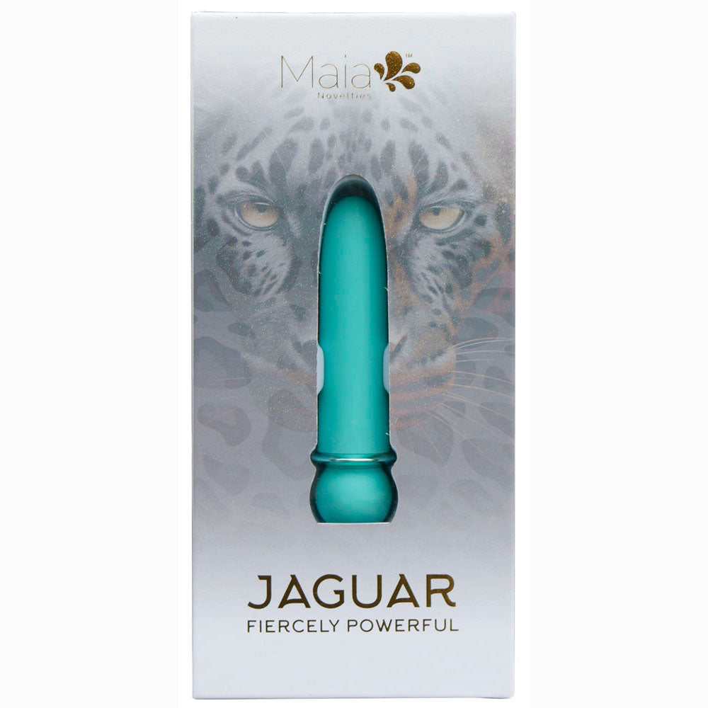 Maia JAGUAR - Blue - Blue 10.1 cm USB Rechargeable Bullet