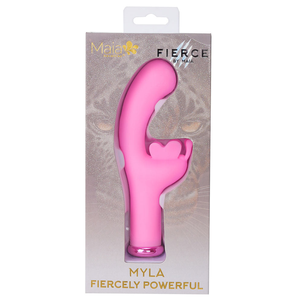 Maia MYLA - Pink - Pink 15.9 cm USB Rechargeable Butterfly Vibrator