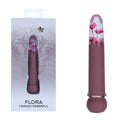 Maia FLORA - Burgundy - Burgundy 12.7 cm USB Rechargeable Powerful Bullet