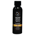 Hemp Seed Massage & Body Oil - Dreamsicle (Tangerine & Plum) Scented - 59 ml Bottle