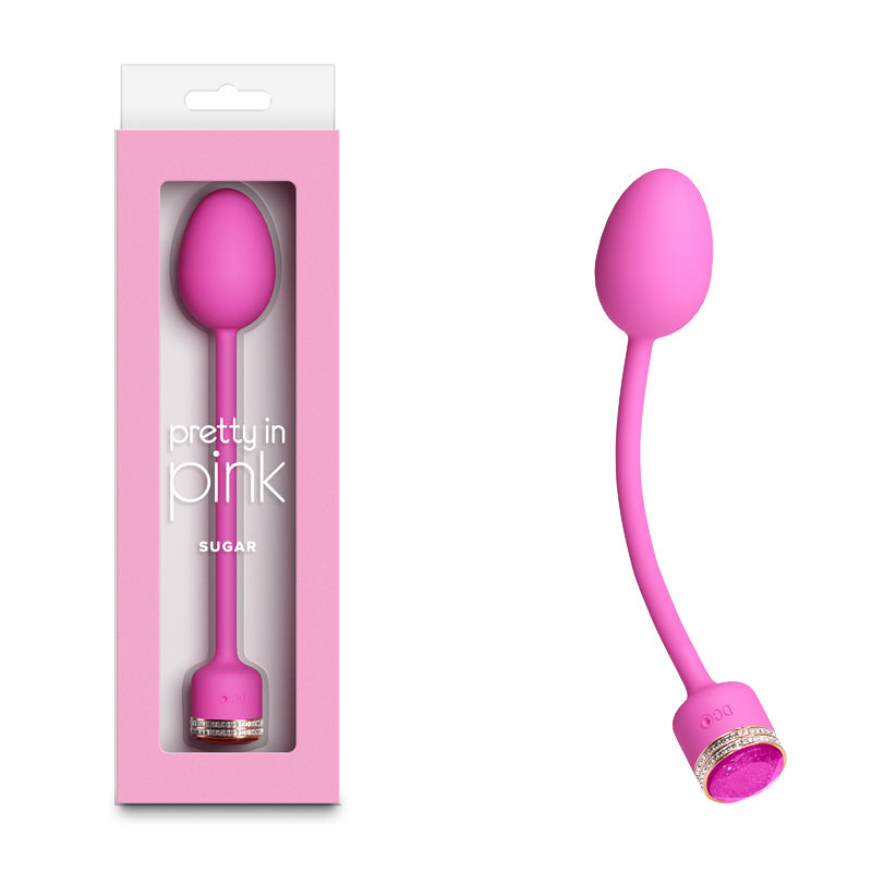 Pretty in Pink Sugar - Pink - Pink 21 cm USB Rechargeable Flexible Vibrator