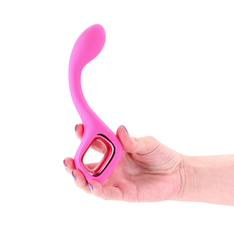 Pretty in Pink Lace - Pink - Pink 18.7 cm USB Rechargeable Vibrator