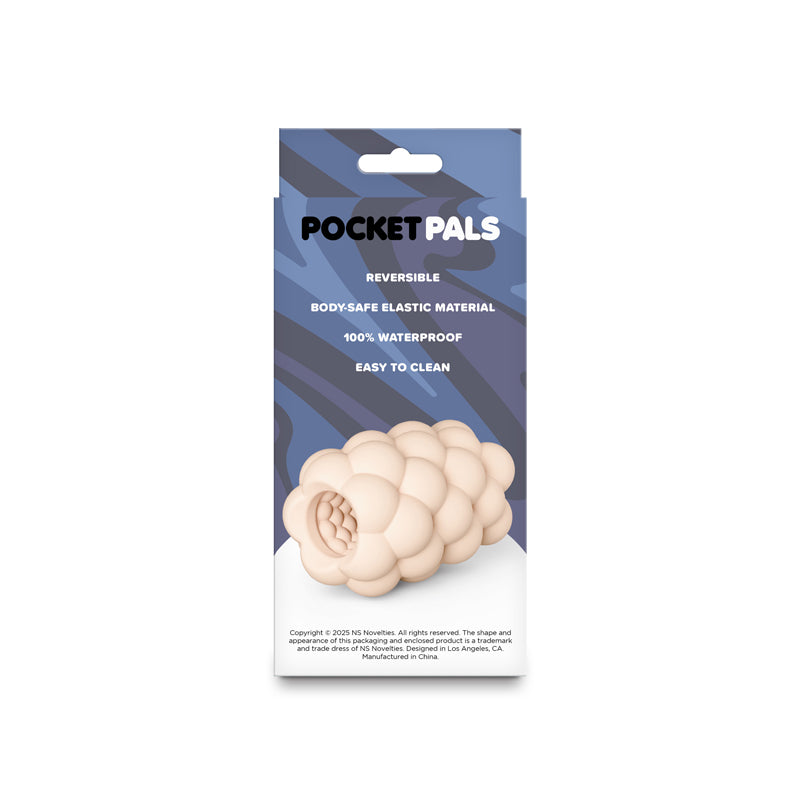 Pocket Pals Bubbles - Flesh - Flesh Mini Stroker