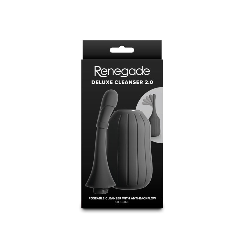 Renegade Deluxe Cleanser 2.0 - Black - Black Unisex Douche