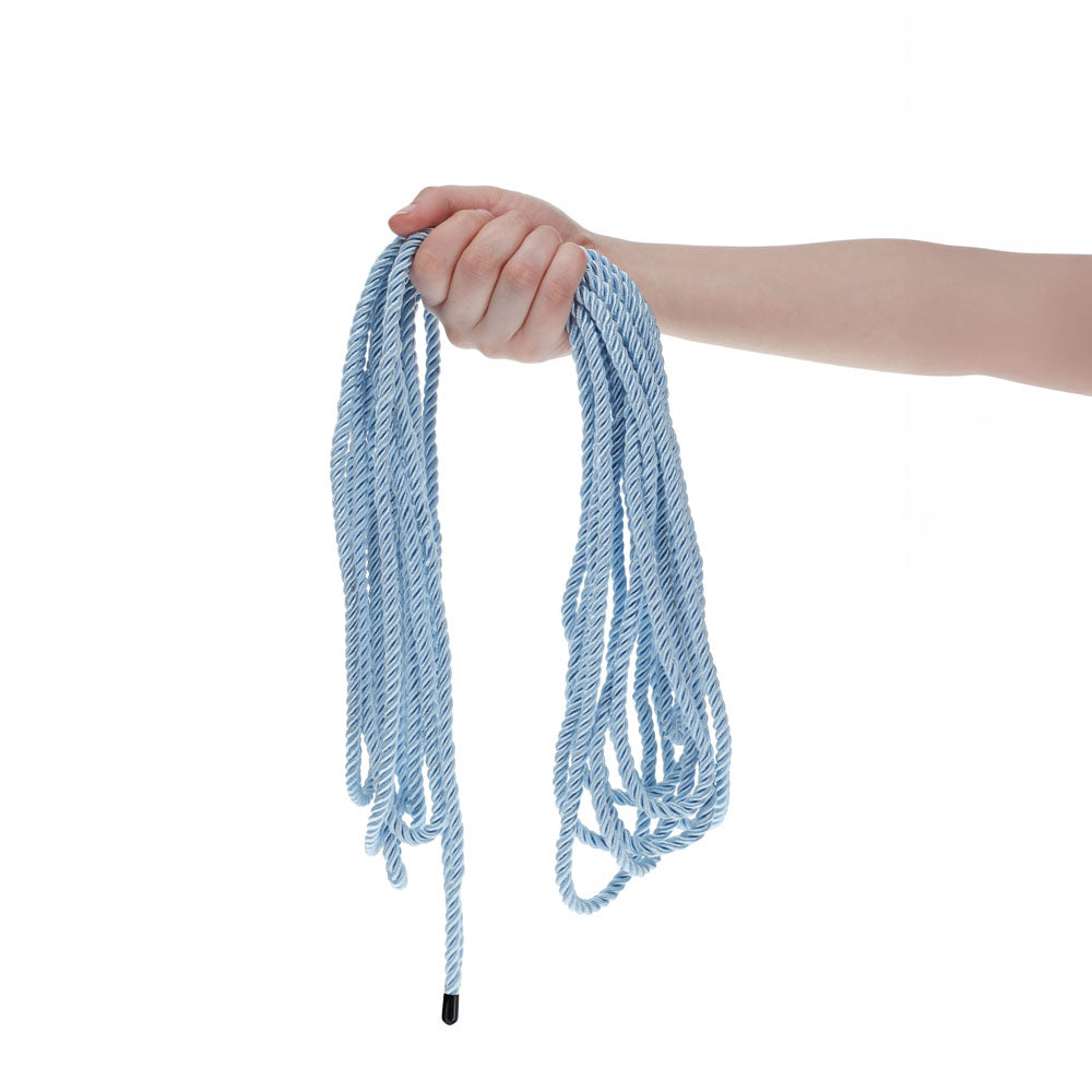 OUCH! Bondage Rope - 10 M - Powder Blue - Powder Blue Nylon Bondage Rope - 10 metre Length