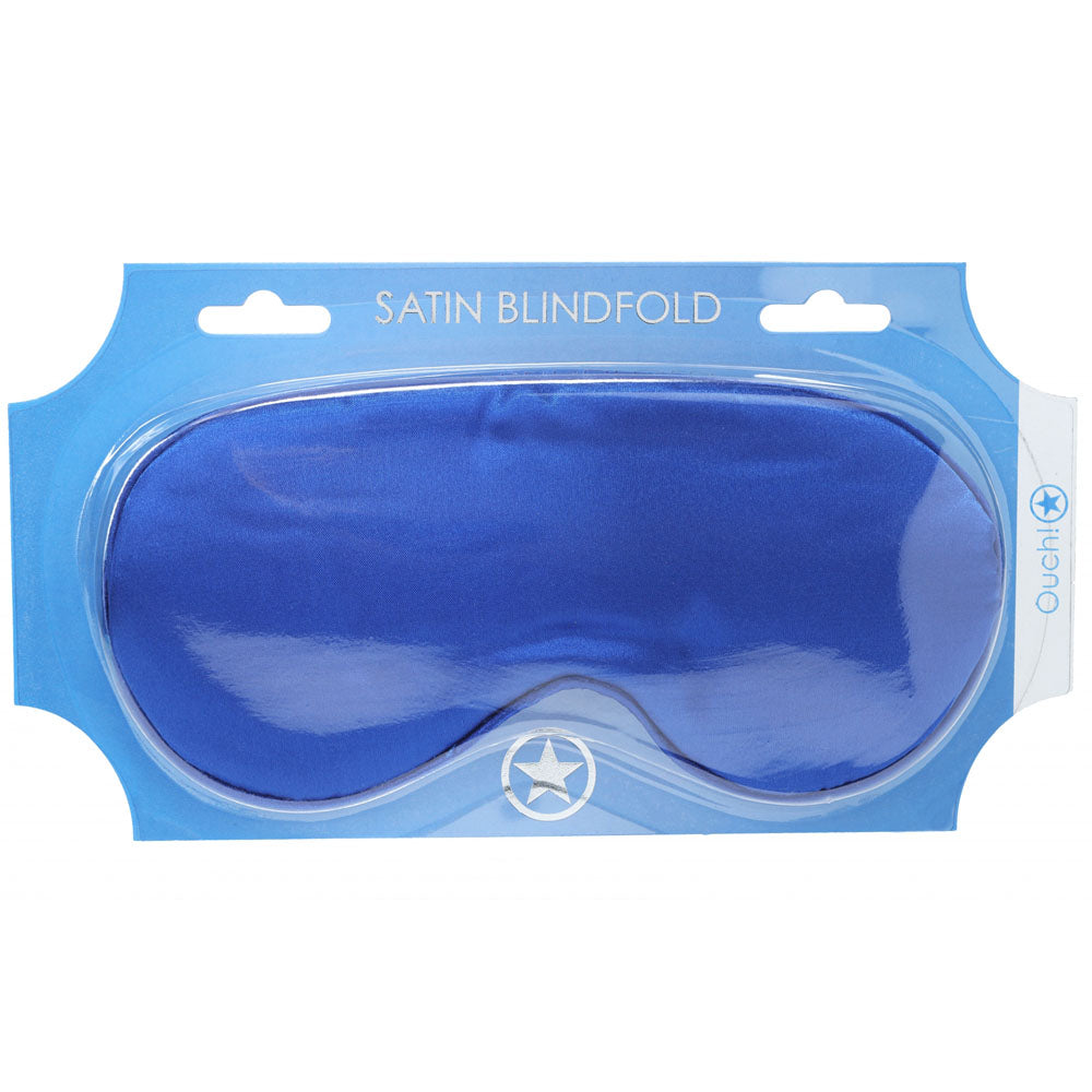 OUCH! Satin Mask - Royal Blue - Royal Blue Eye Mask
